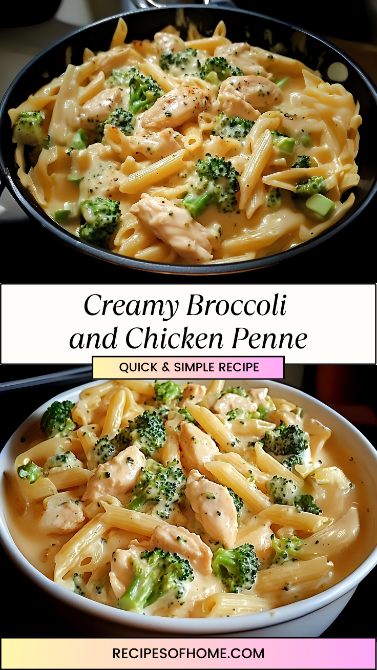 Creamy Broccoli and Chicken Penne 3 Creamy Broccoli and Chicken Penne 3