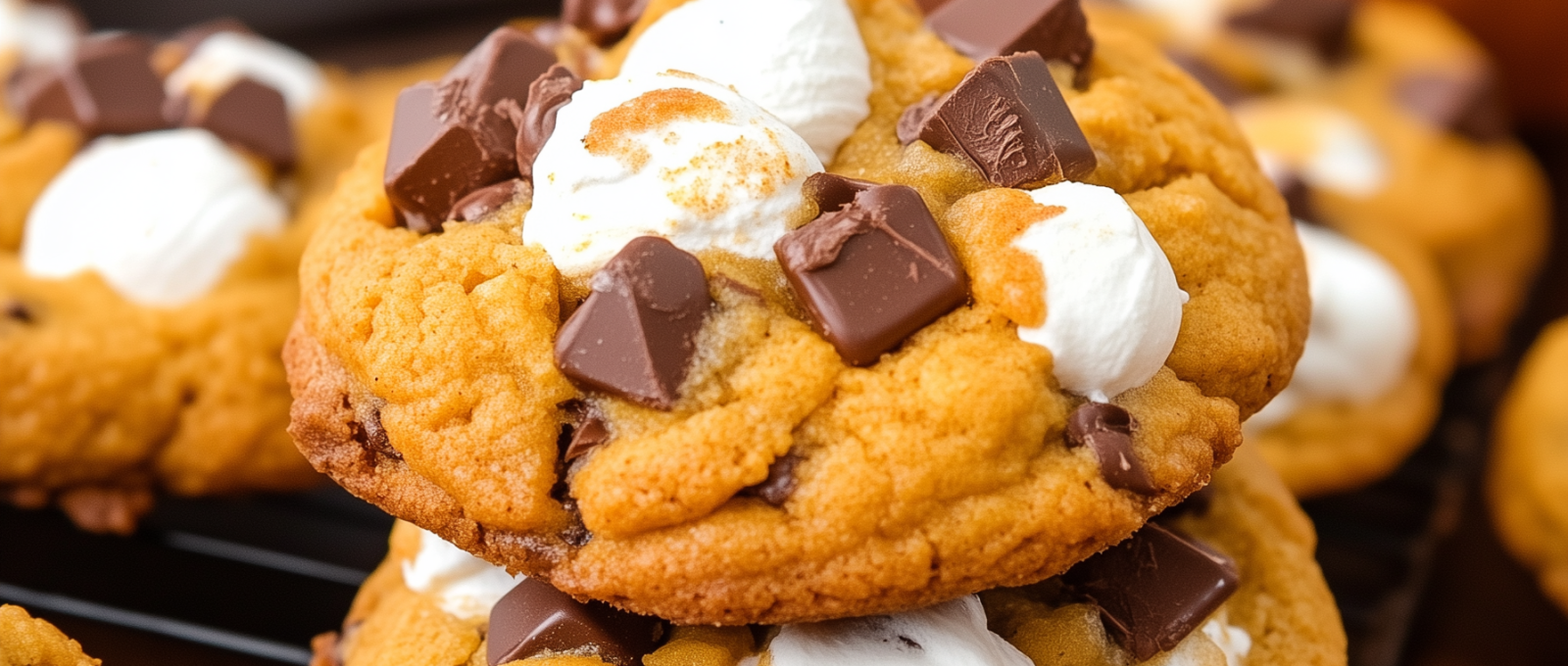 Pumpkin Smores Cookies 1