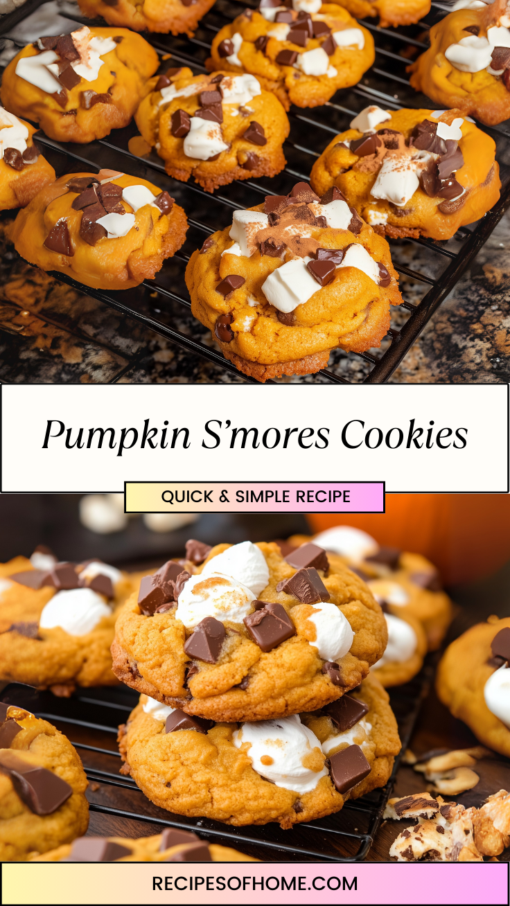 Pumpkin Smores Cookies 3