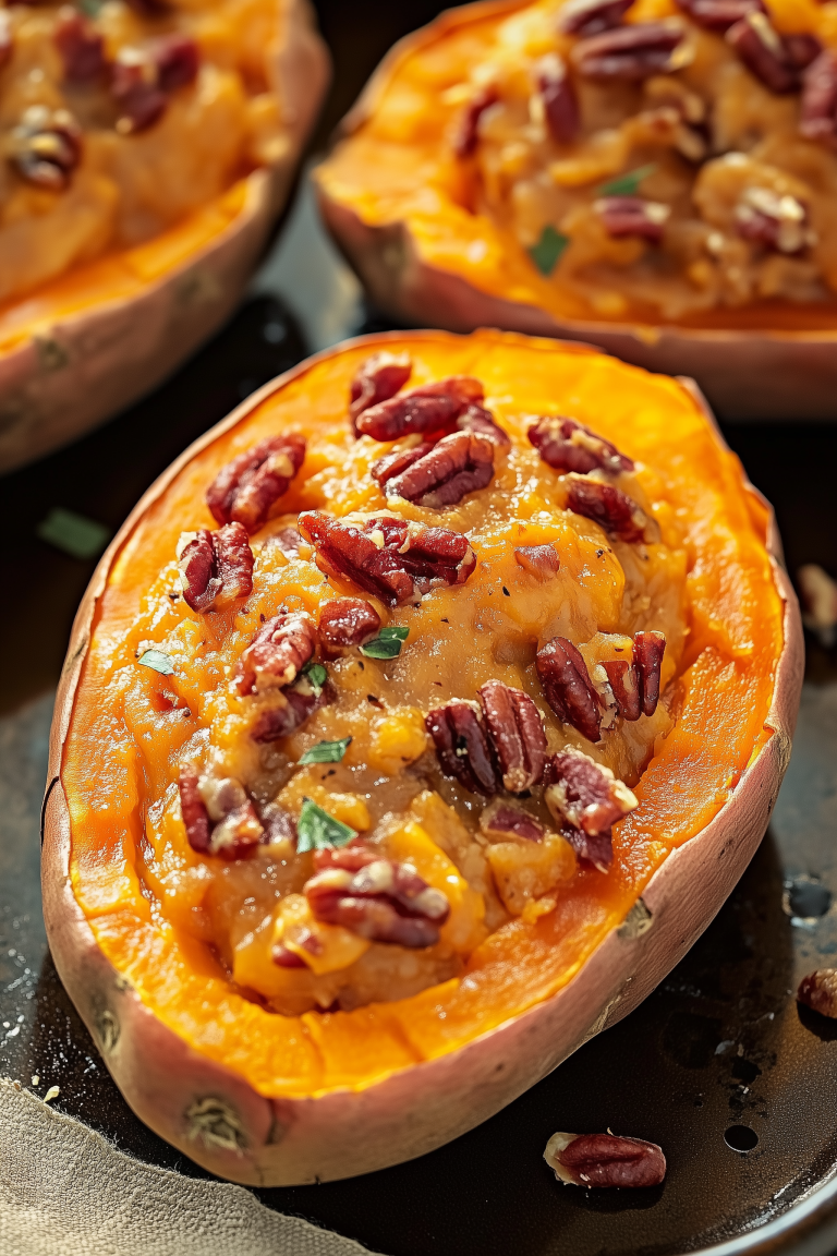 Twice Baked Sweet Potatoes 1