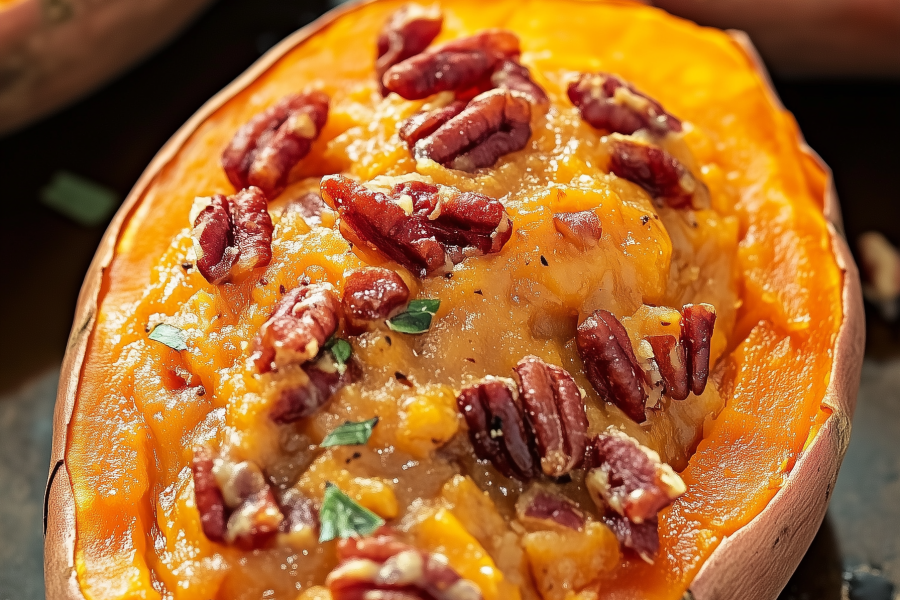 Twice Baked Sweet Potatoes 1