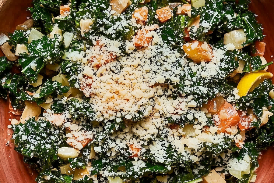 Lemony Parmesan Kale Salad 1