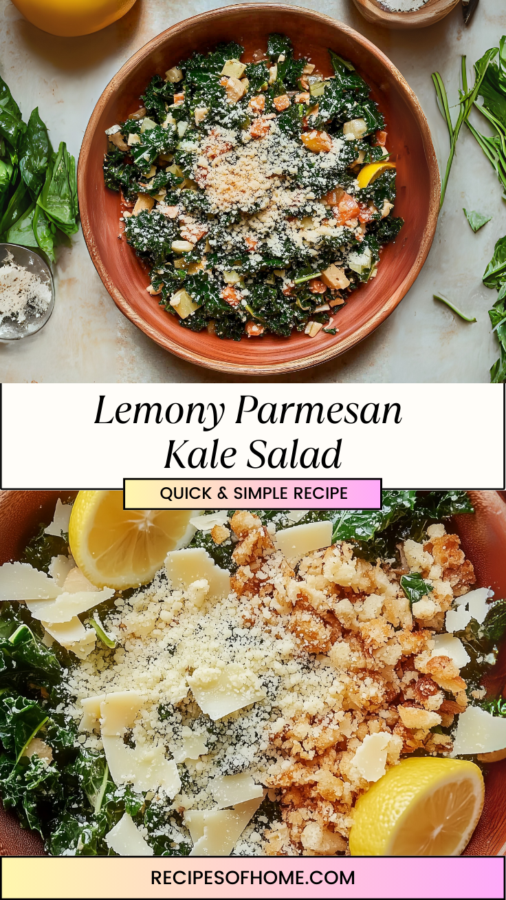 Lemony Parmesan Kale Salad 3