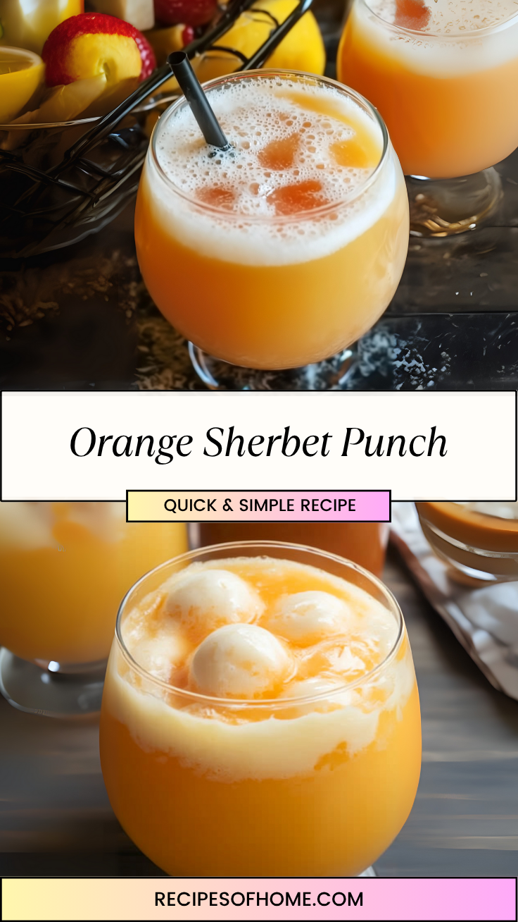 Orange Sherbet Punch 3