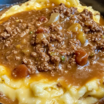 Ground Beef and Gravy 1