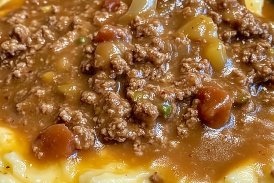 Ground Beef and Gravy 1