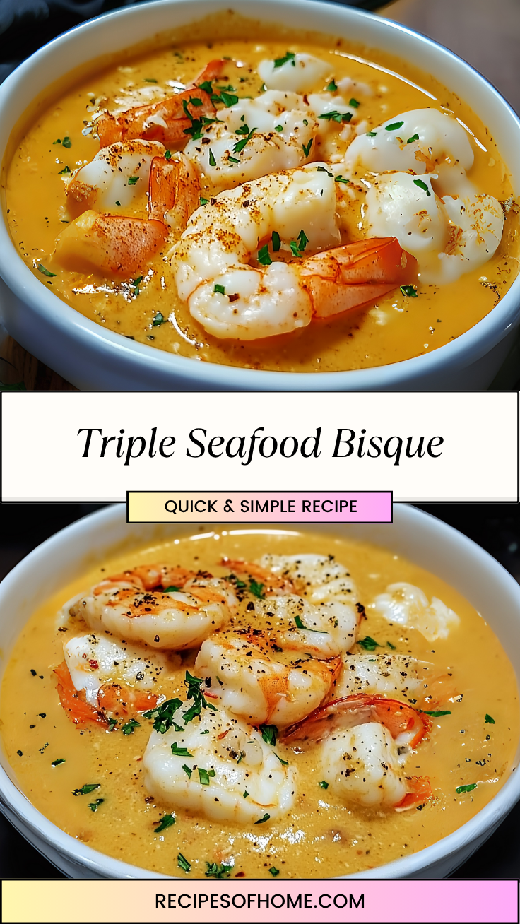 Triple Seafood Bisque 3 Triple Seafood Bisque 3
