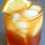 Lemon Vanilla Black tea Iced Tea 1