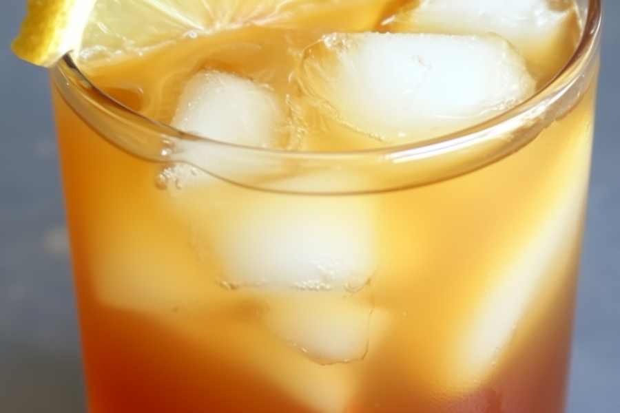 Lemon Vanilla Black tea Iced Tea 1