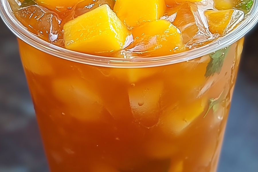Mango Iced Tea 1