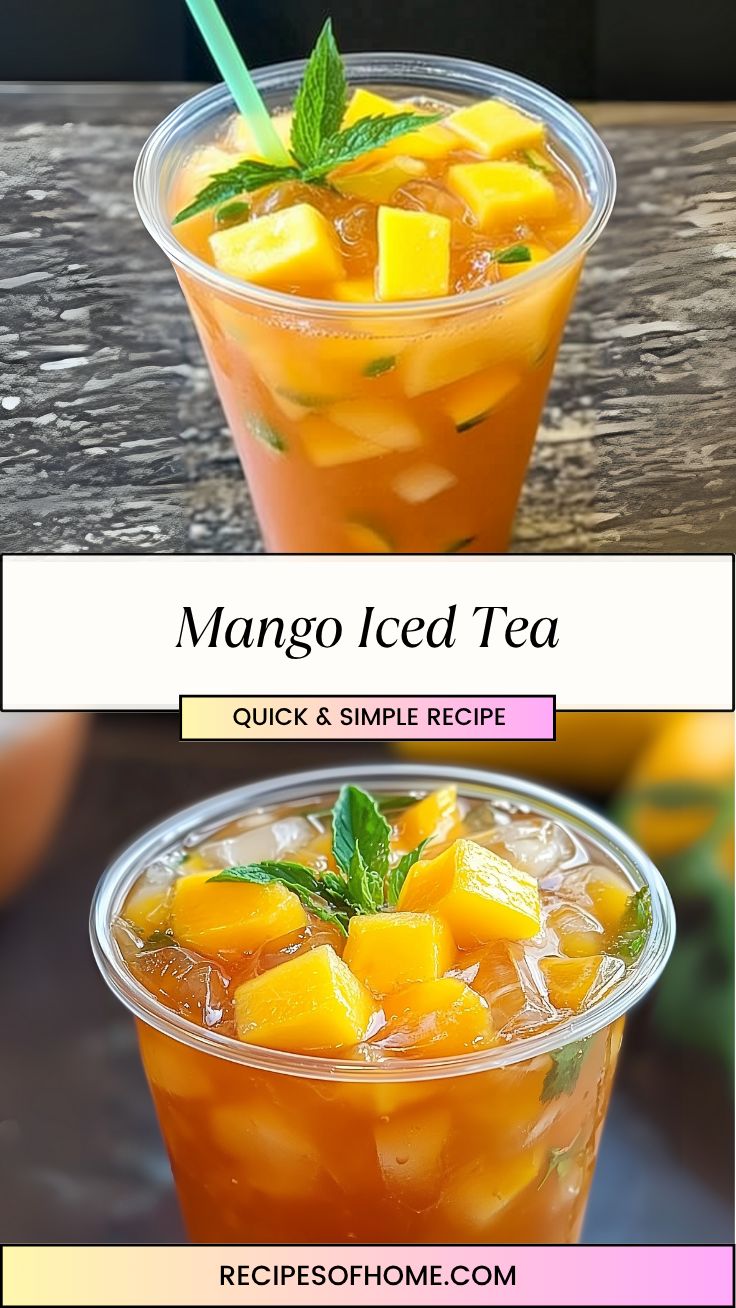 Mango Iced Tea 3 Mango Iced Tea 3