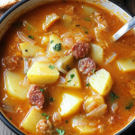 Spanish Potato Soup with Chorizo 1