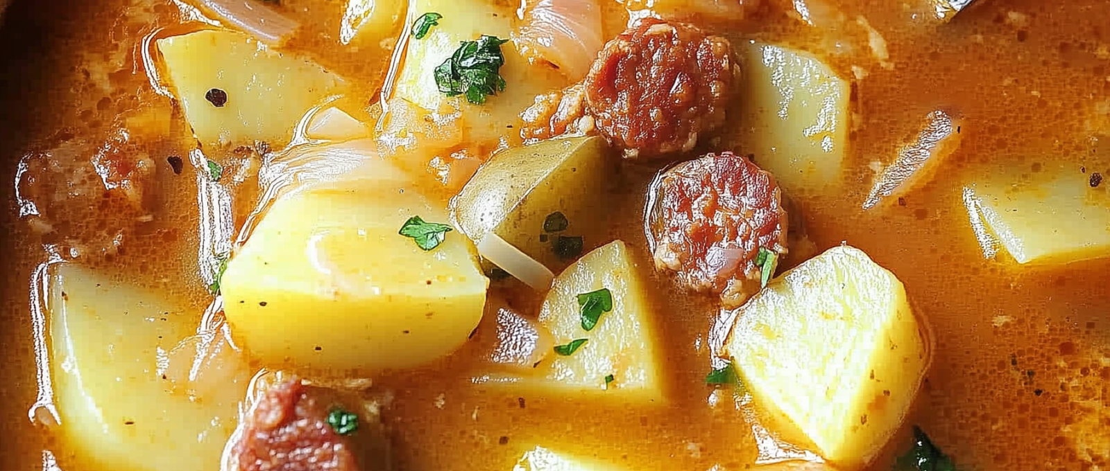 Spanish Potato Soup with Chorizo 1