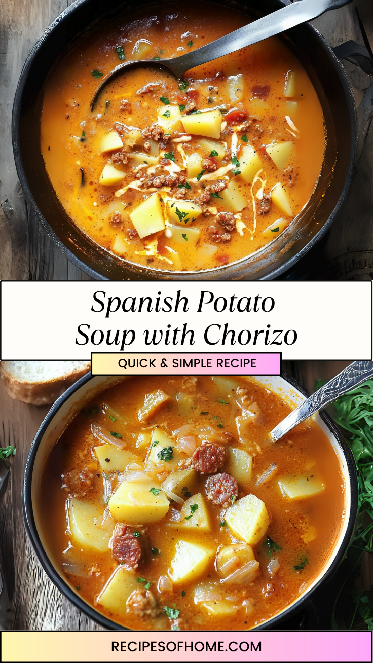 Spanish Potato Soup with Chorizo 3 Spanish Potato Soup with Chorizo 3