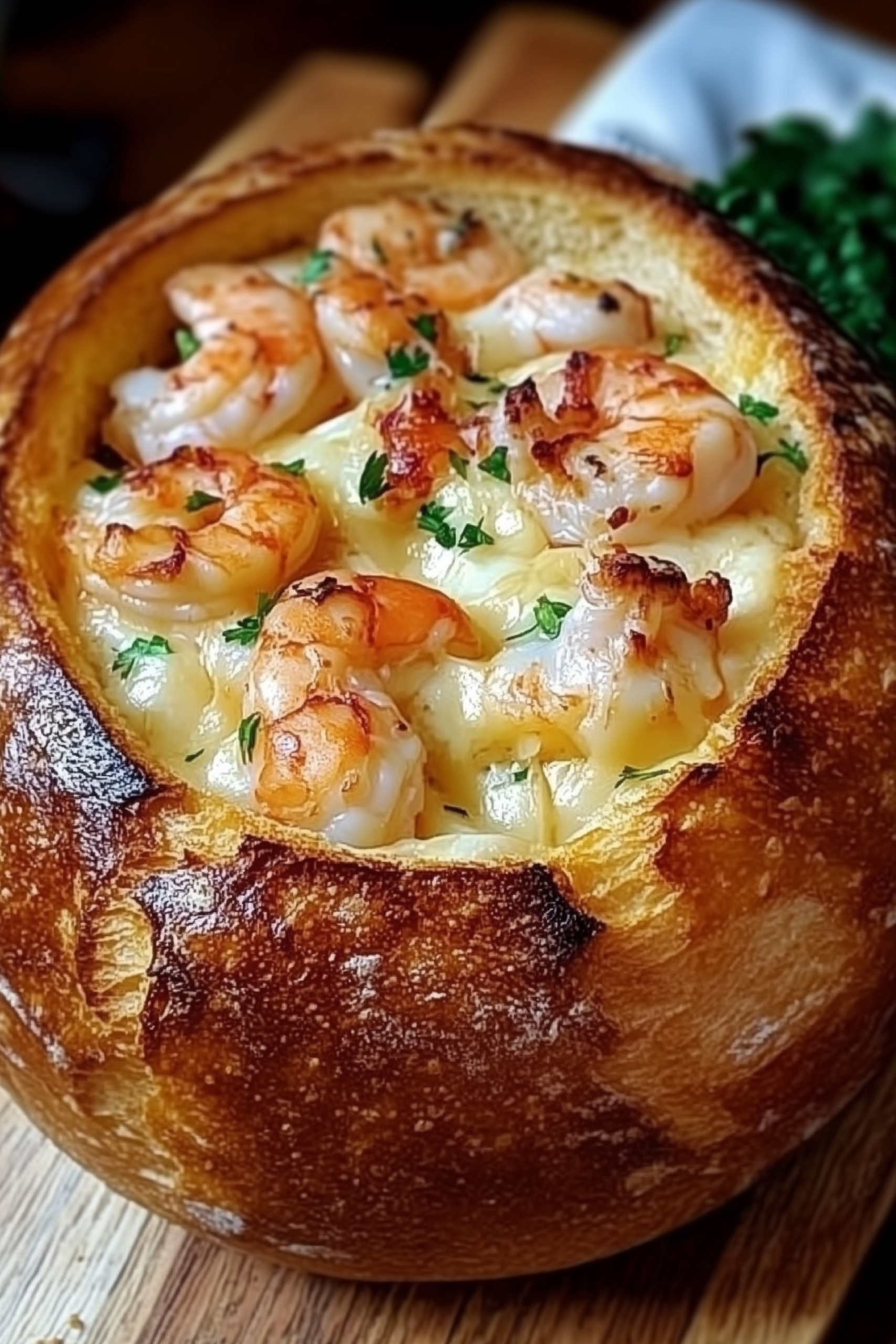 Stuffed Seafood Bread Bowl 2 scaled Stuffed Seafood Bread Bowl 2 scaled