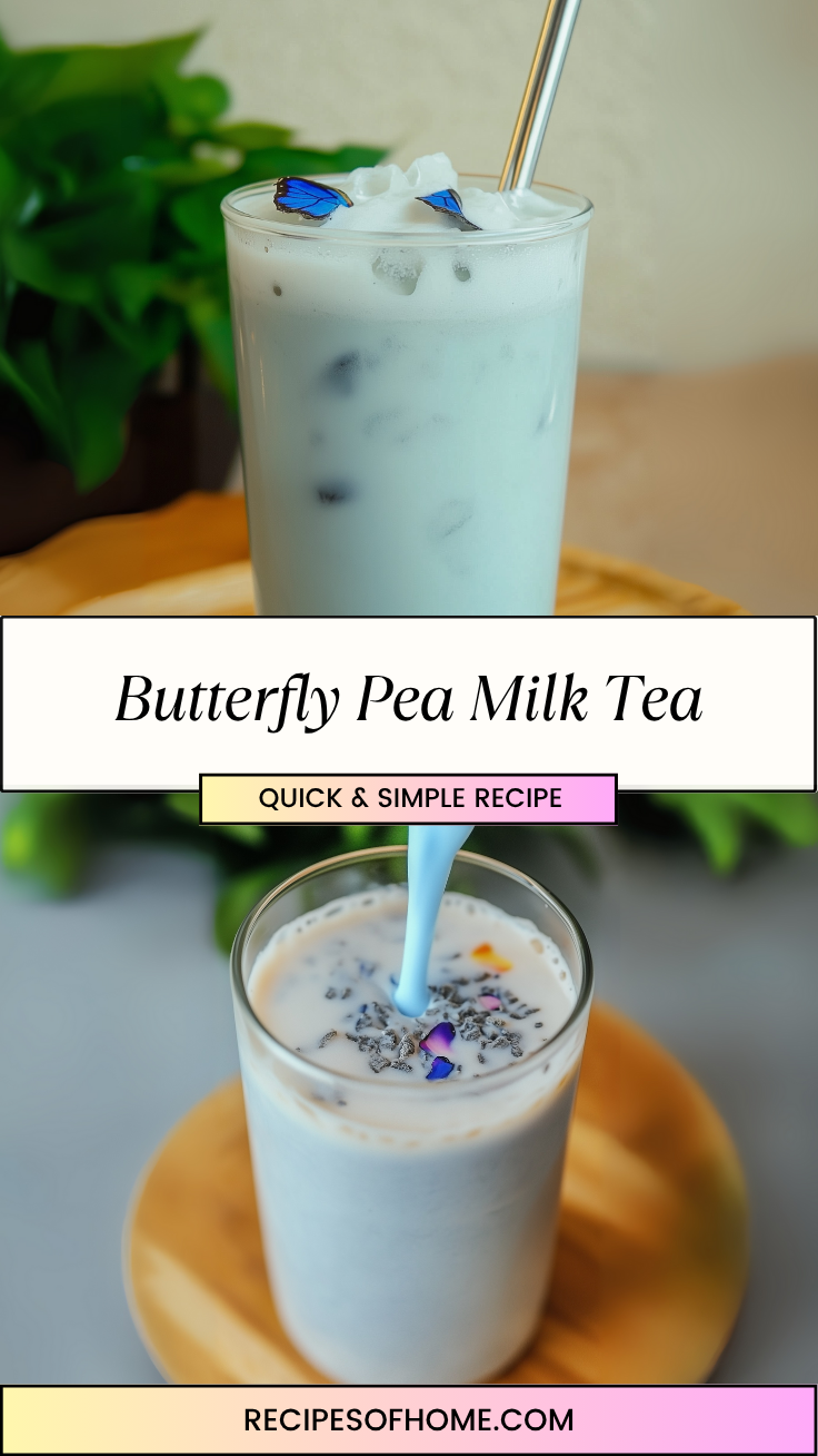 Butterfly Pea Milk Tea 3 Butterfly Pea Milk Tea 3