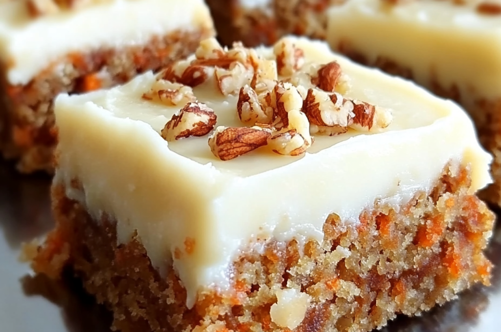 Carrot Cake Bars with Cream Cheese Frosting 1