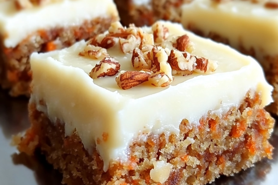 Carrot Cake Bars with Cream Cheese Frosting 1