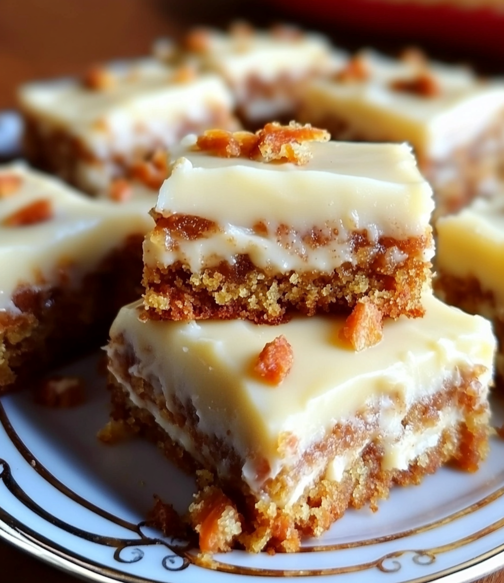 Carrot Cake Bars with Cream Cheese Frosting 2 Carrot Cake Bars with Cream Cheese Frosting 2