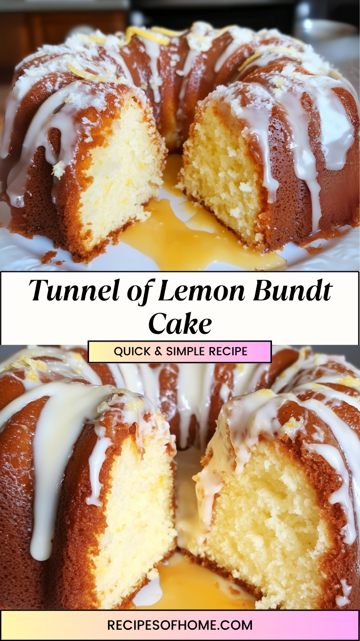 Tunnel of Lemon Bundt Cake pinterest Tunnel of Lemon Bundt Cake pinterest