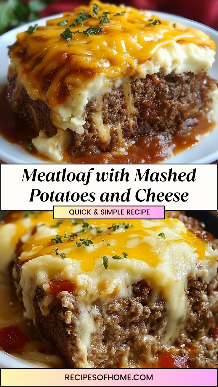 Meatloaf with Mashed Potatoes and Cheese Recipe pinterest 1 Meatloaf with Mashed Potatoes and Cheese Recipe pinterest 1