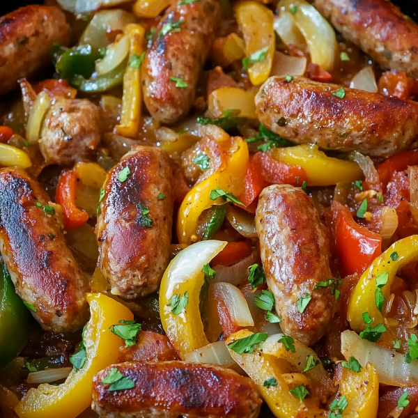 Sausage Peppers and Onions 1