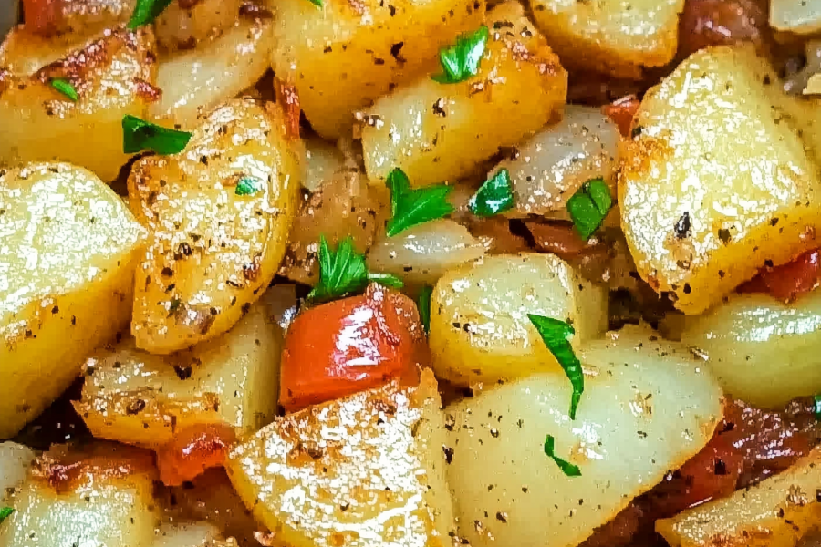Fried Potatoes and Onions 1