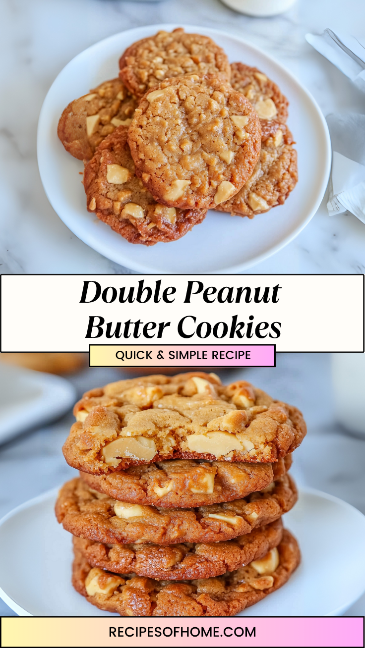 Double Peanut Butter Cookies 3 Double Peanut Butter Cookies 3