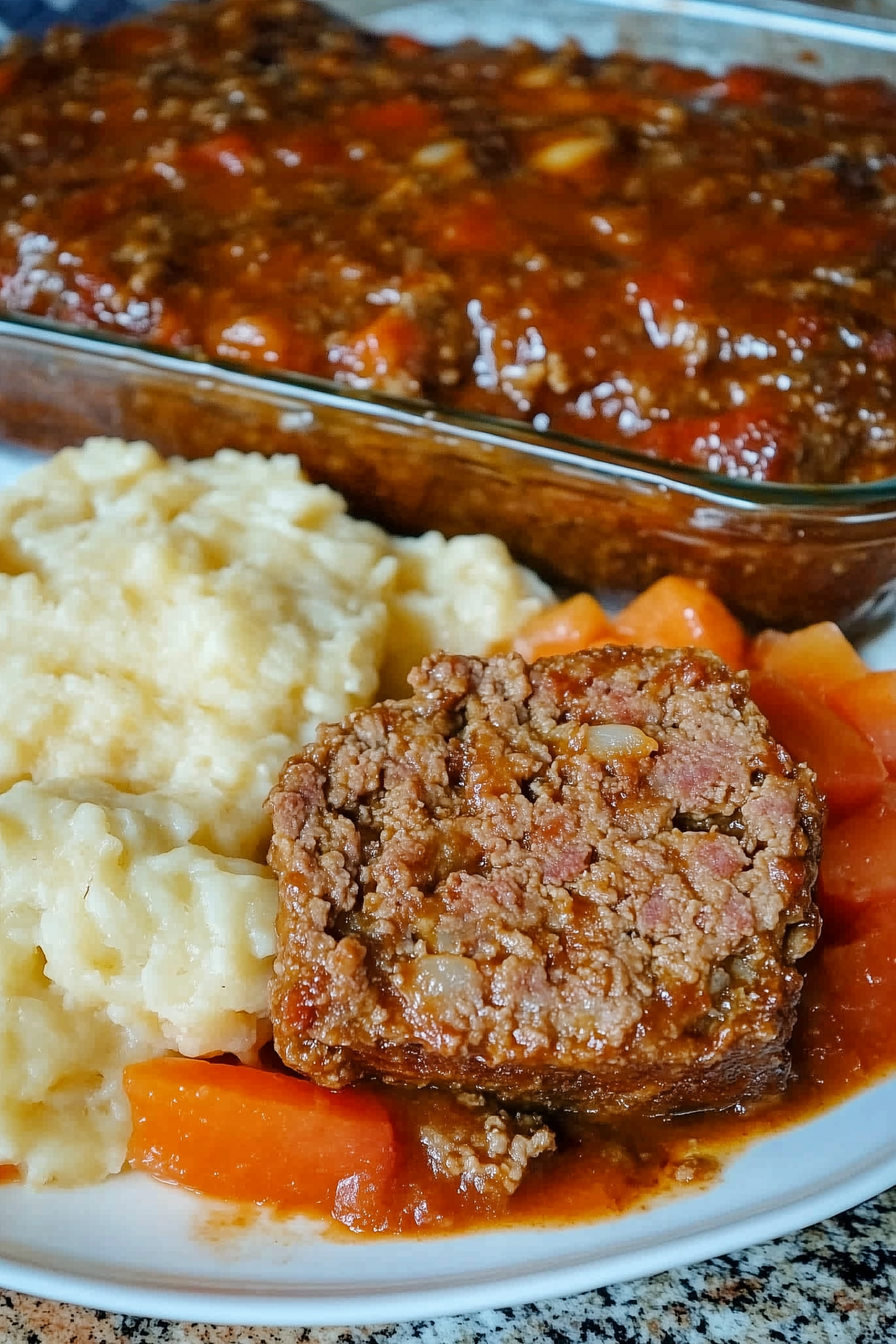 meatloaf with a tomato beef sauce 2 scaled