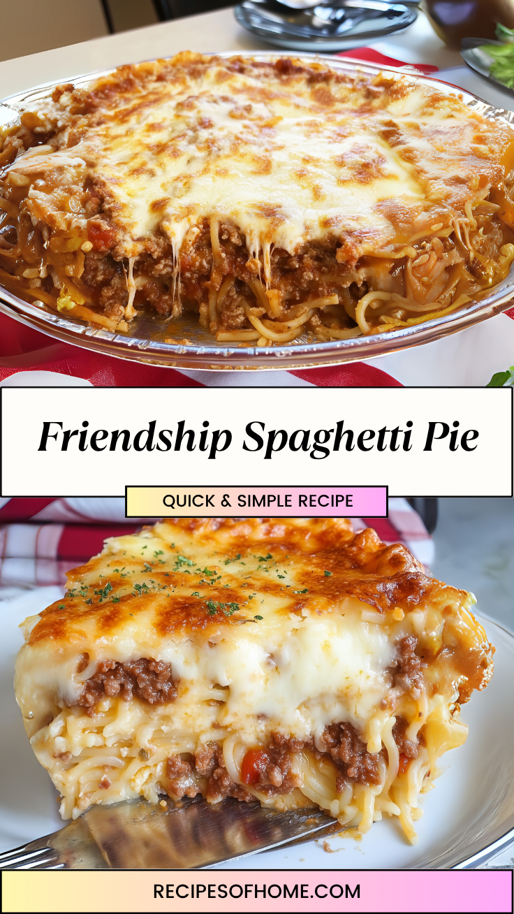 Friendship Spaghetti Pie 3 Friendship Spaghetti Pie 3