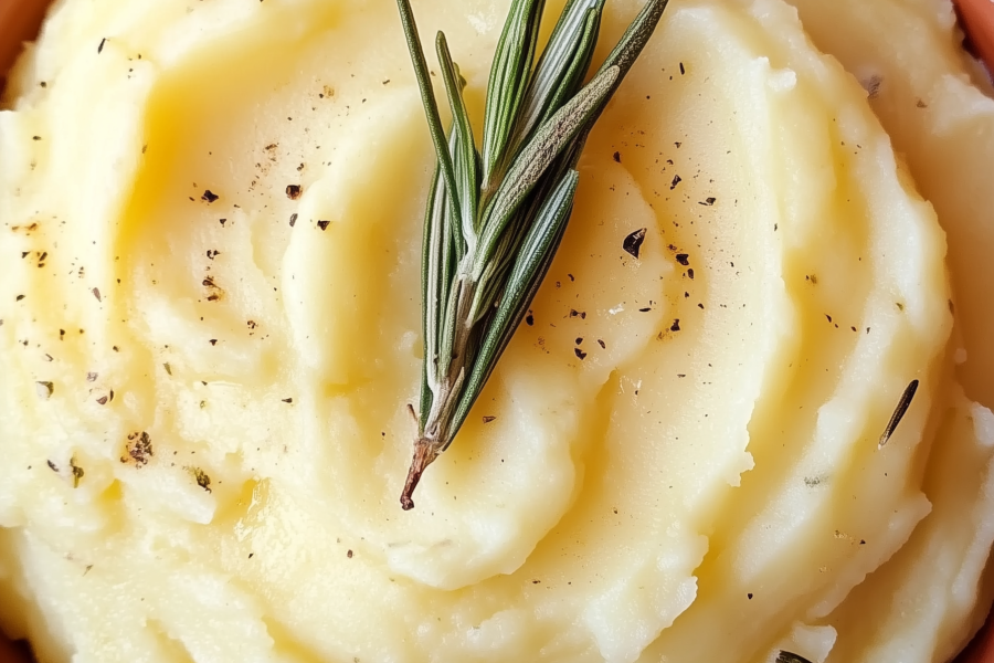 Rosemary Garlic Mashed Potatoes 1