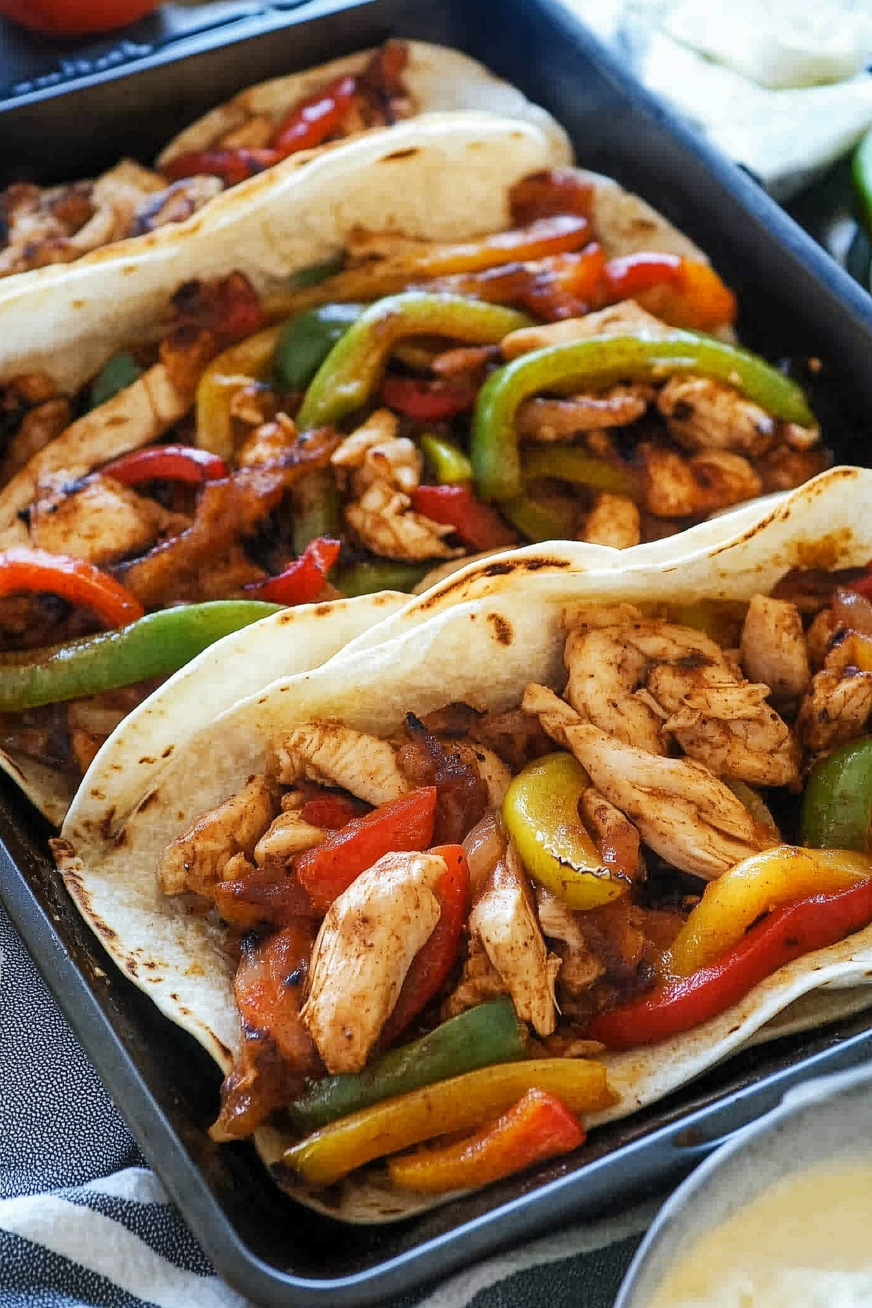 Sheet Pan Chicken Fajitas 2 scaled
