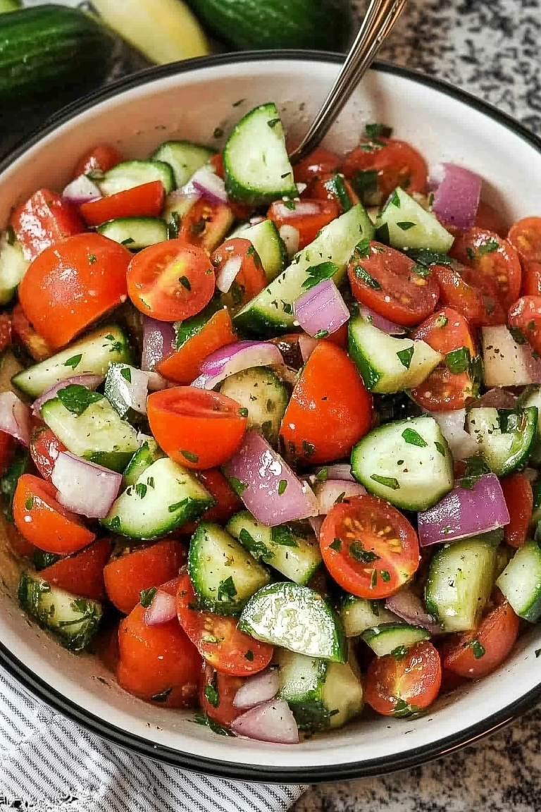 Cucumber Tomato Salad 1