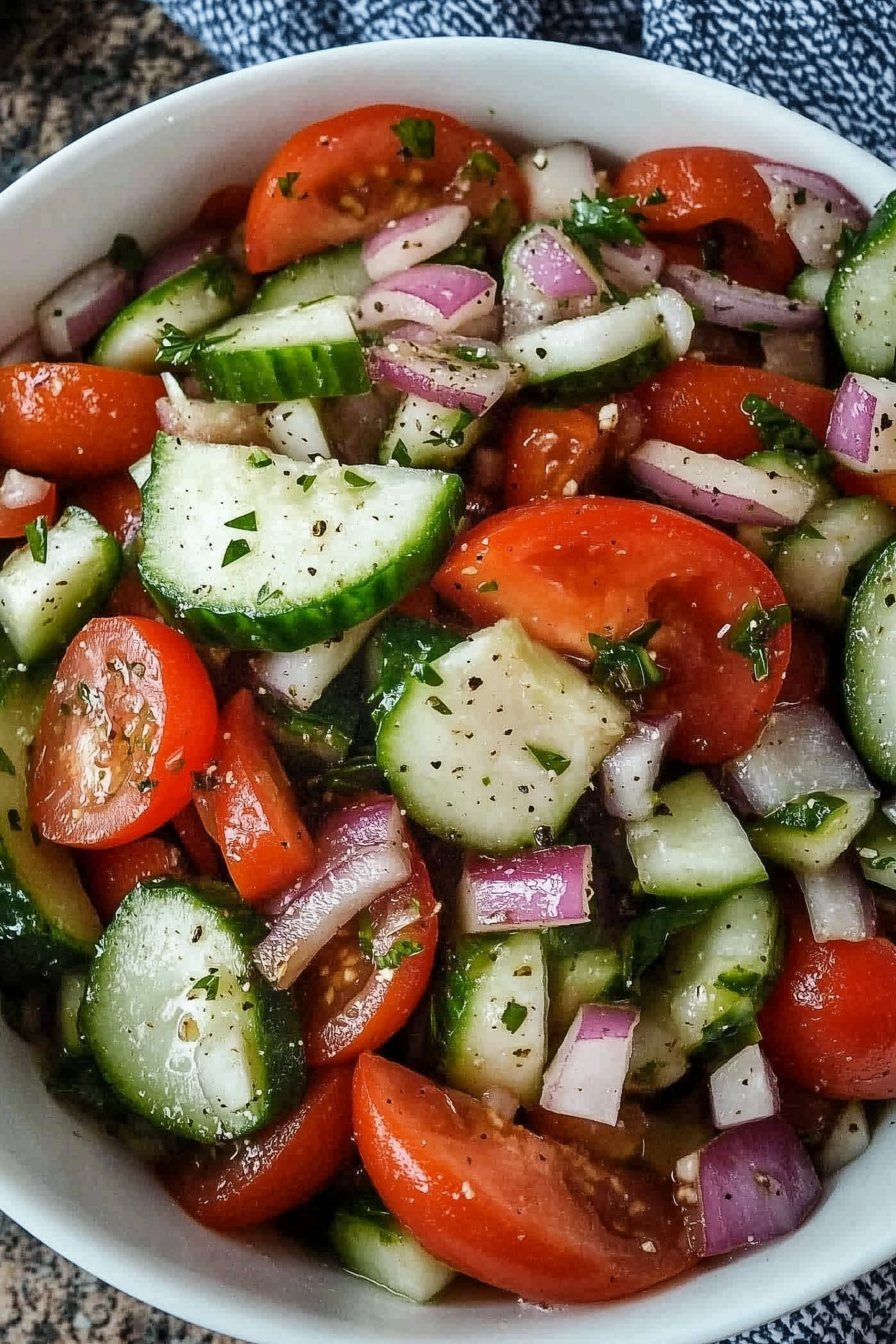 Cucumber Tomato Salad 2 scaled