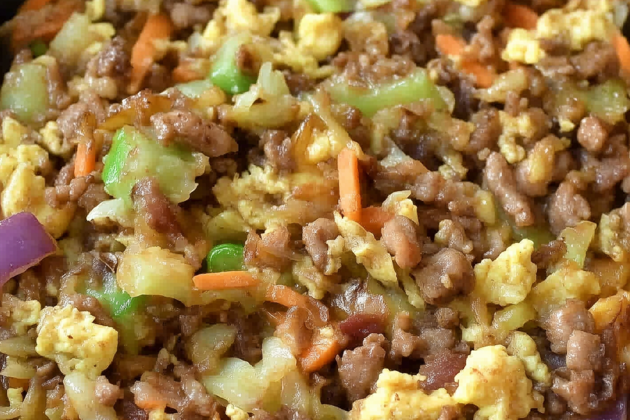 Low Carb Easy To Make Egg Roll In A Bowl 1