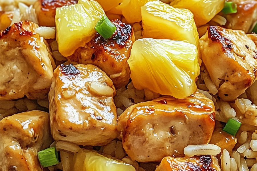 Pineapple Chicken and Rice 1
