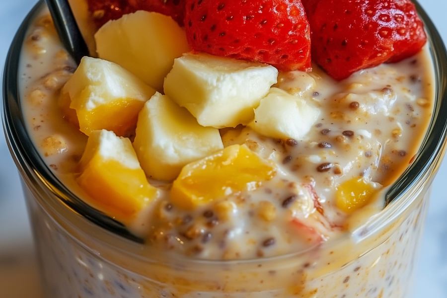 High Protein Overnight Oats 2
