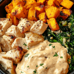 Chicken and Sweet Potato Bowls for Two 1