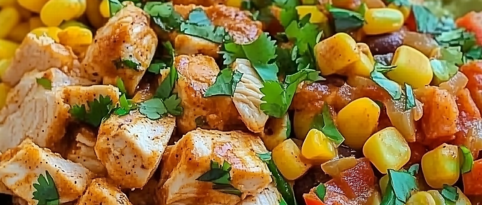 One Pan Chicken Burrito Bowl 1