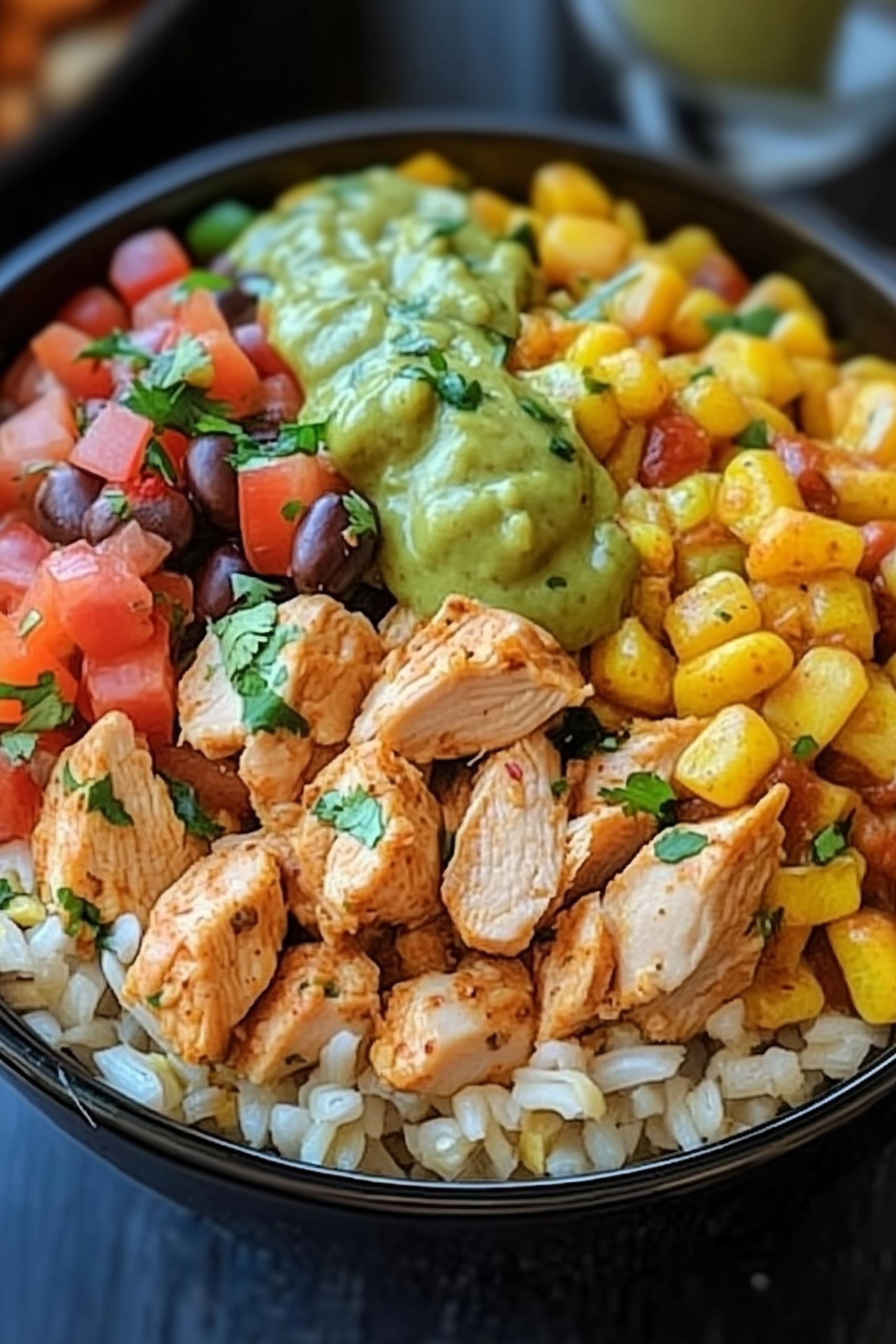 One Pan Chicken Burrito Bowl 2 scaled