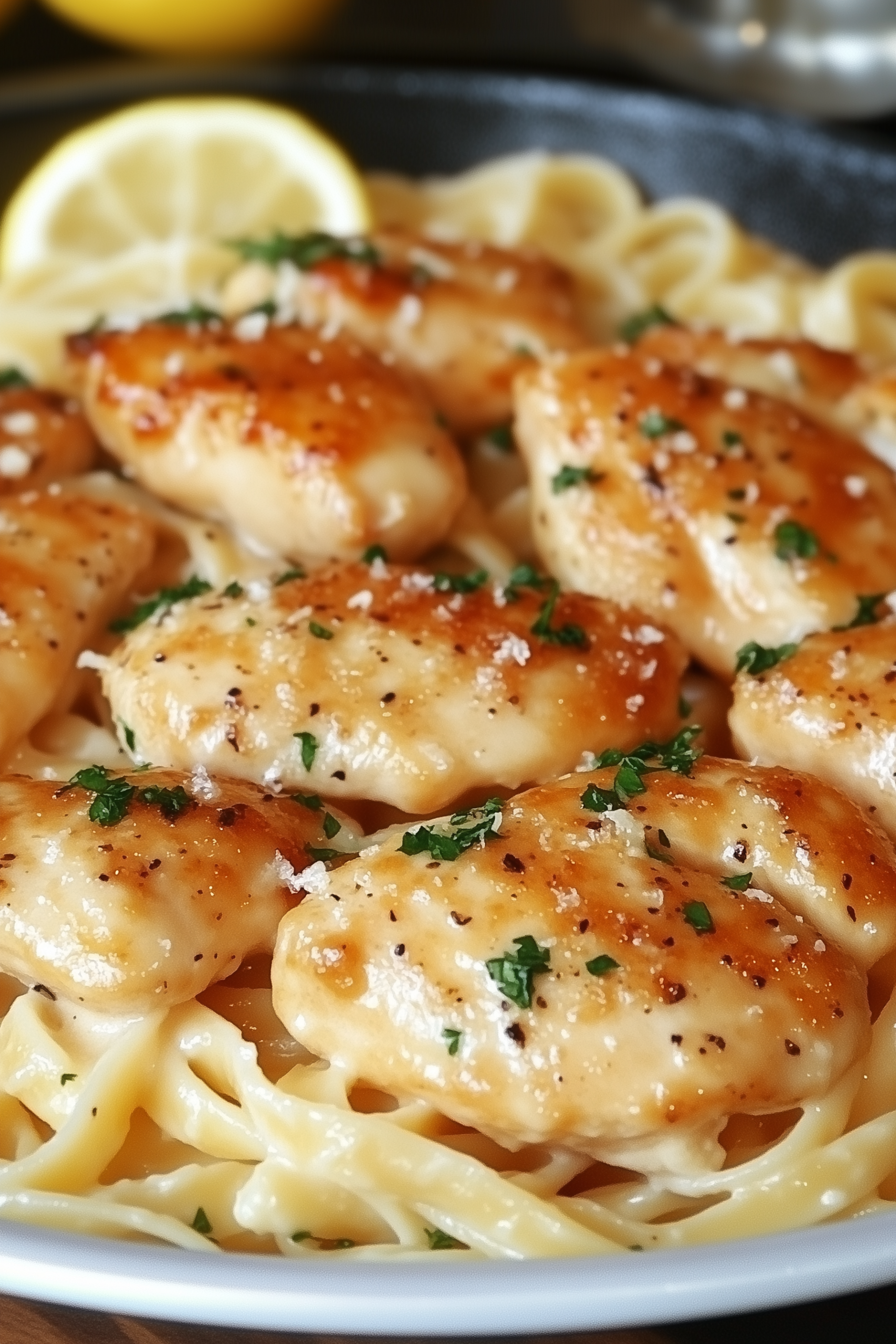 Lemon Garlic Butter Chicken with Creamy Parmesan Linguine 1 scaled Lemon Garlic Butter Chicken with Creamy Parmesan Linguine 1 scaled