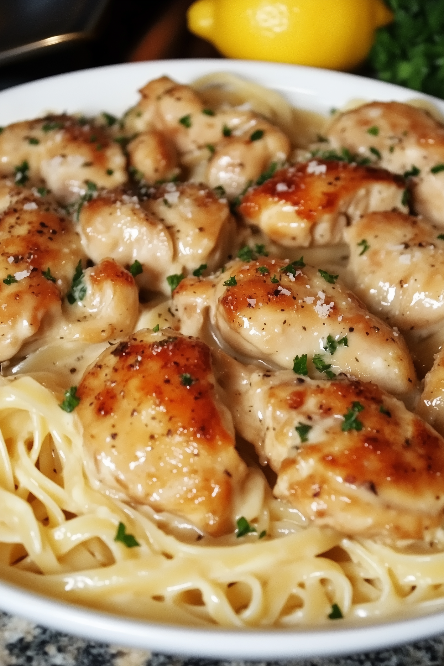 Lemon Garlic Butter Chicken with Creamy Parmesan Linguine 2 scaled Lemon Garlic Butter Chicken with Creamy Parmesan Linguine 2 scaled