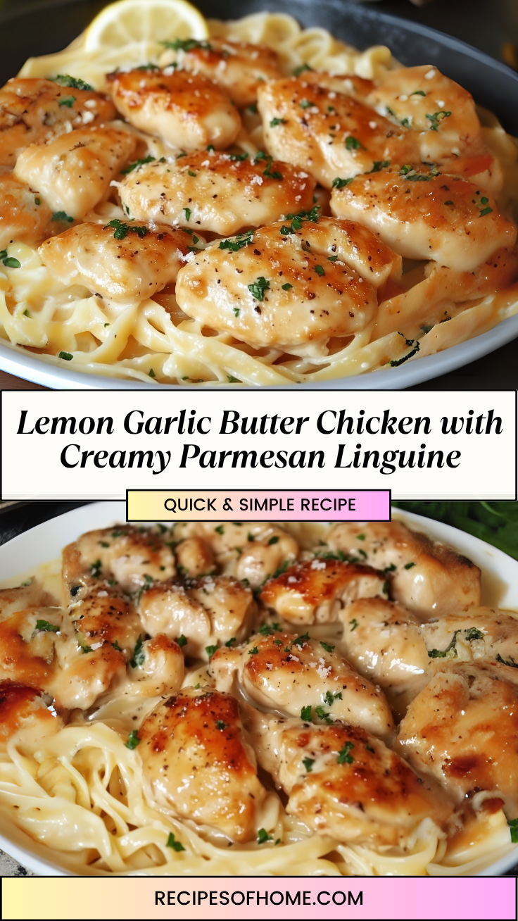Lemon Garlic Butter Chicken with Creamy Parmesan Linguine 3 Lemon Garlic Butter Chicken with Creamy Parmesan Linguine 3