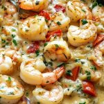Creamy Garlic Butter Shrimp Bowl with Herb Rice 1