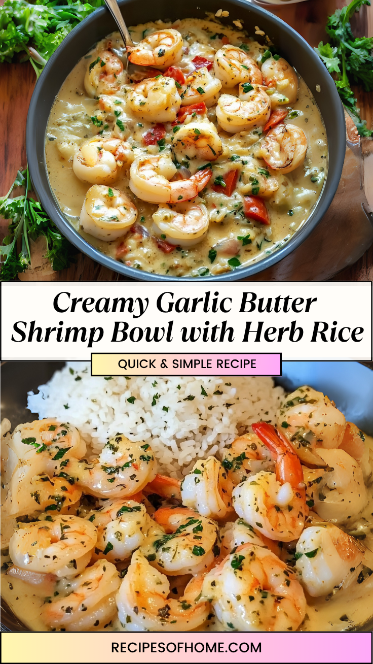 Creamy Garlic Butter Shrimp Bowl with Herb Rice 3 Creamy Garlic Butter Shrimp Bowl with Herb Rice 3