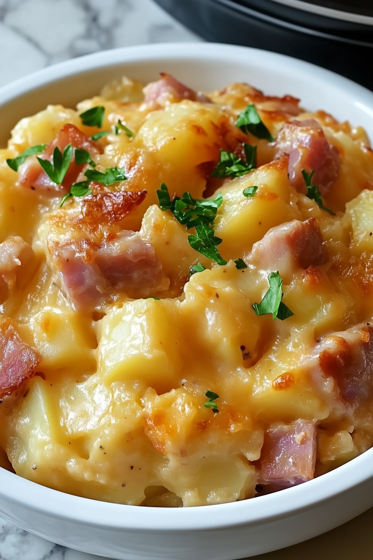 Crockpot Ham and Potato Casserole 1