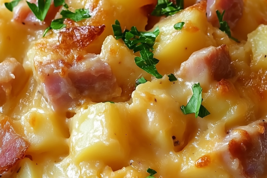 Crockpot Ham and Potato Casserole 1