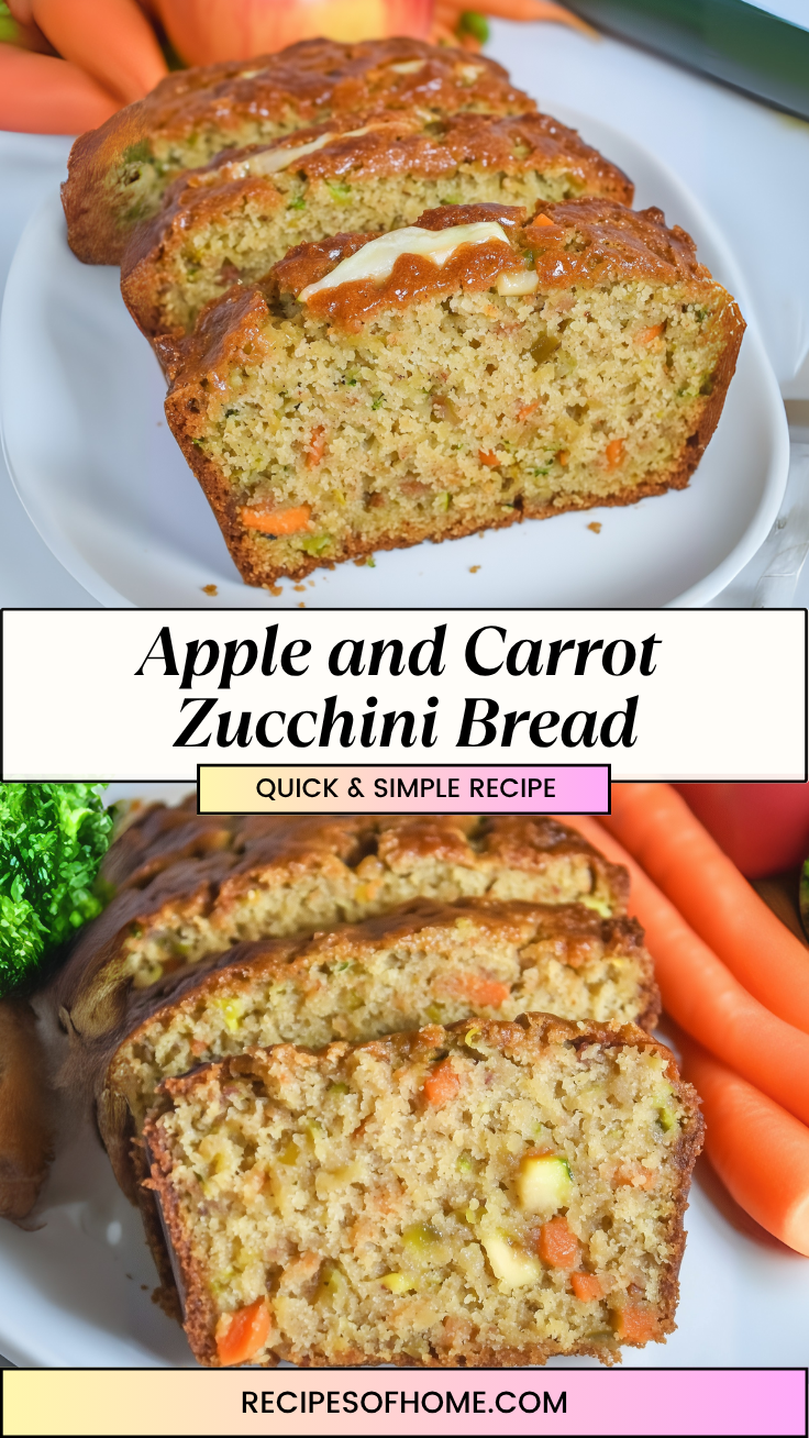 Apple and Carrot Zucchini Bread 3 Apple and Carrot Zucchini Bread 3