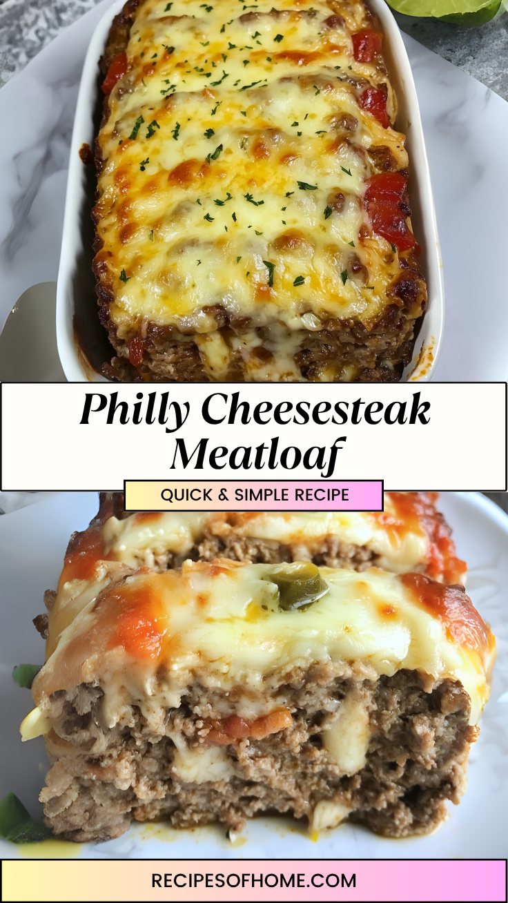 Philly Cheesesteak Meatloaf 3