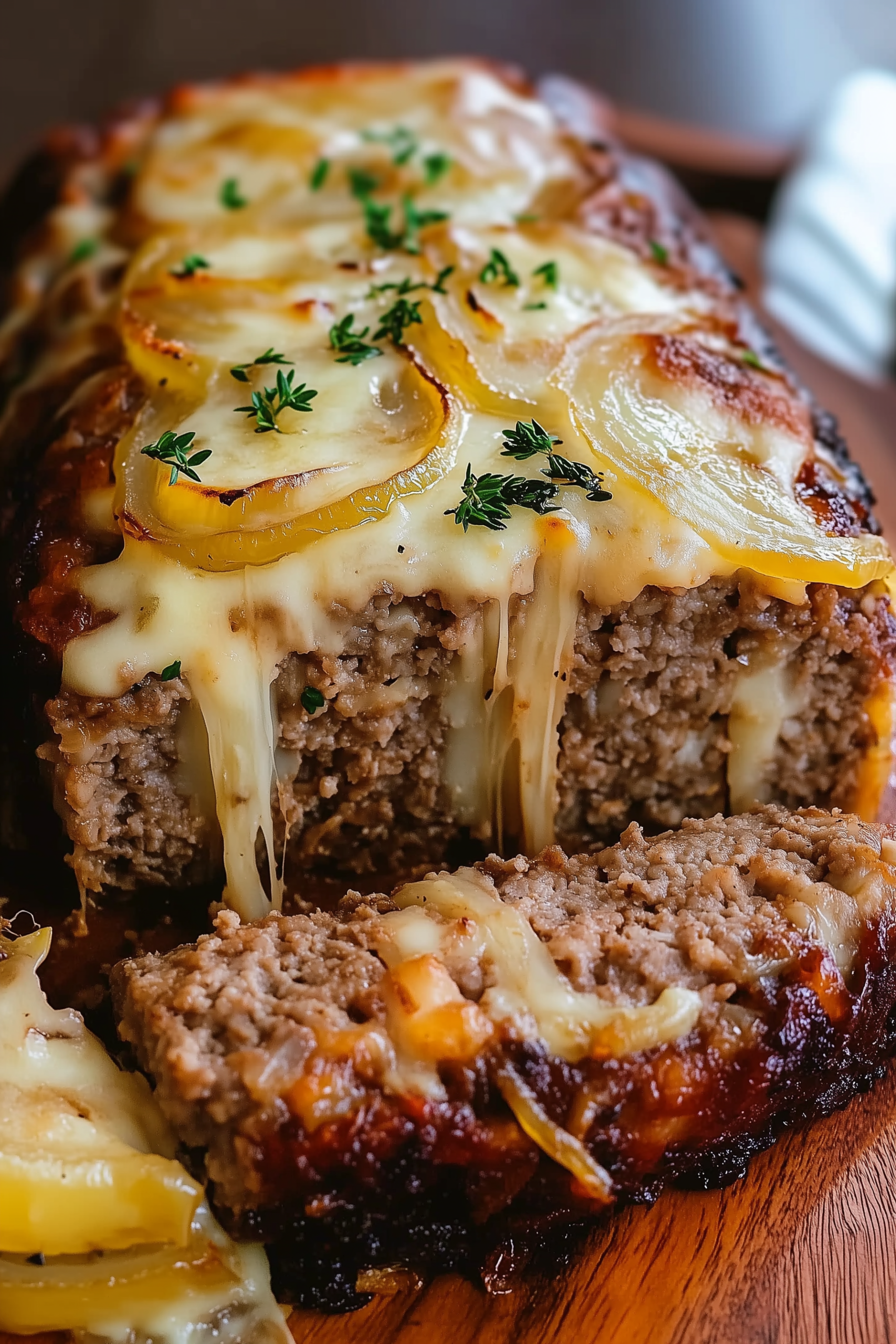 Keto French Onion Meatloaf 2 scaled